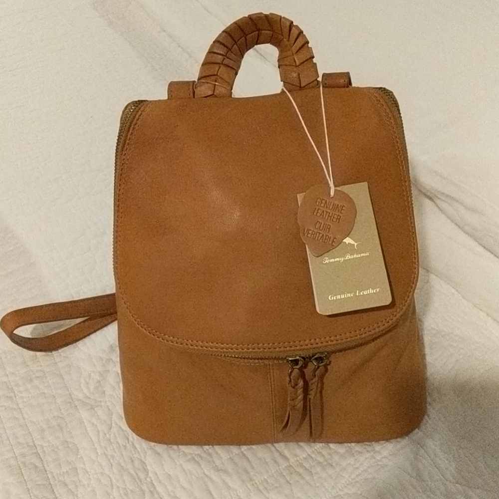 Leather Tommy Bahama Backpack Purse